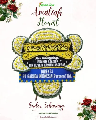 Papan Bunga Duka di Karang Kidul