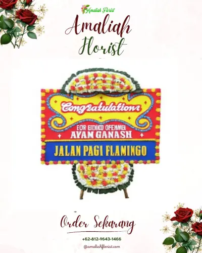 Bunga Papan Congratulation di Karang Kidul